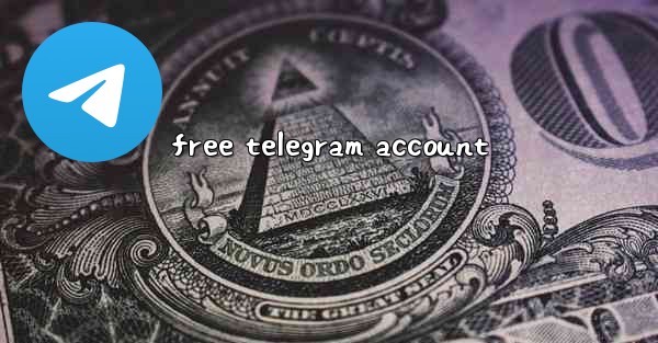 free telegram account