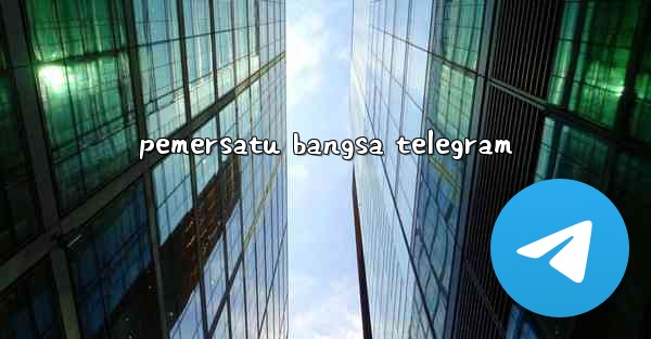 pemersatu bangsa telegram