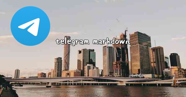 telegram markdown