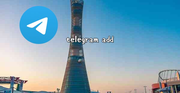 telegram add