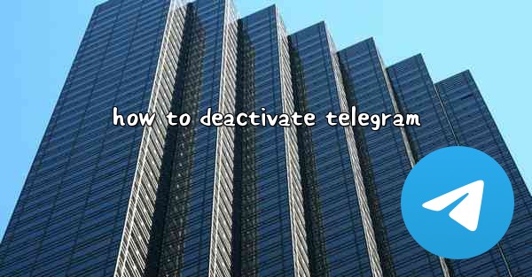 how to deactivate telegram