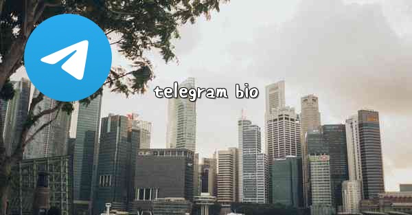telegram bio