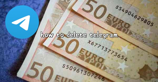 how to delete telegram