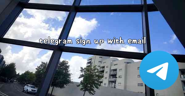 telegram sign up with email