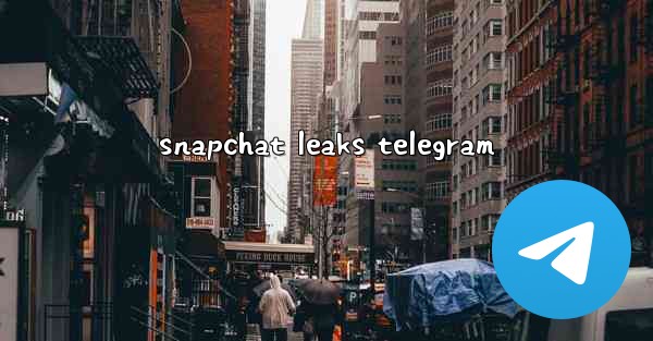 snapchat leaks telegram