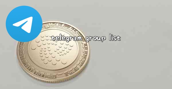telegram group list