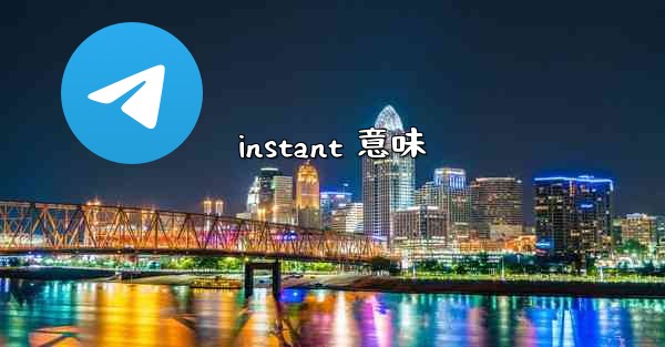 instant 意味