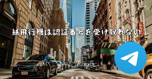 紙飛行機は認証番号を受け取れない