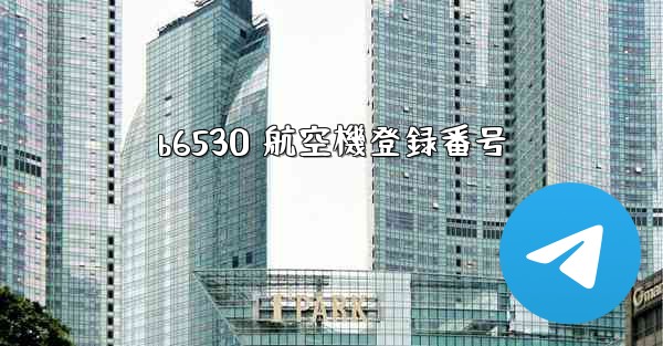 b6530 航空機登録番号