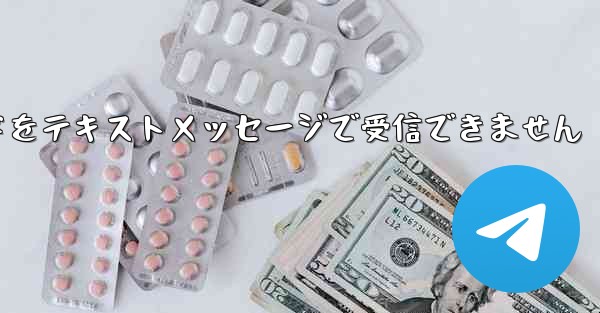 紙飛行機の認証コードをテキストメッセージで受信できません