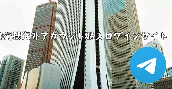 紙飛行機海外アカウント購入ログインサイト