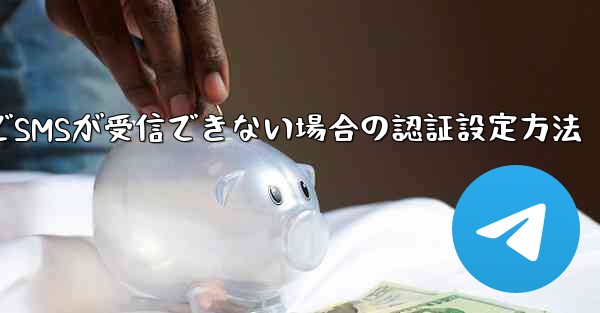 紙飛行機でSMSが受信できない場合の認証設定方法