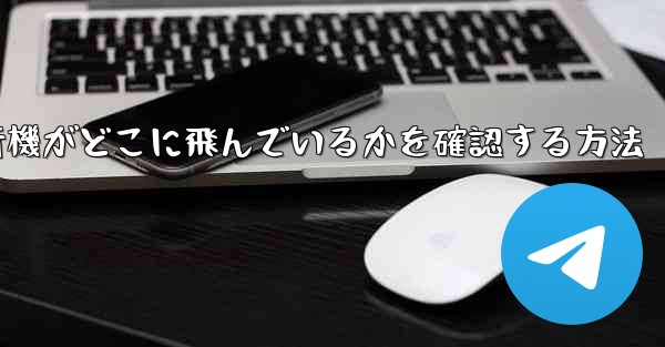 飛行機がどこに飛んでいるかを確認する方法