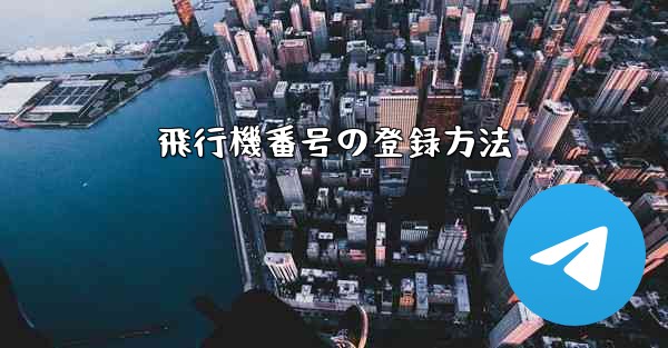飛行機番号の登録方法