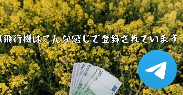紙飛行機はこんな感じで登録されています