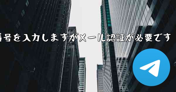 紙飛行機は携帯電話番号を入力しますがメール認証が必要です