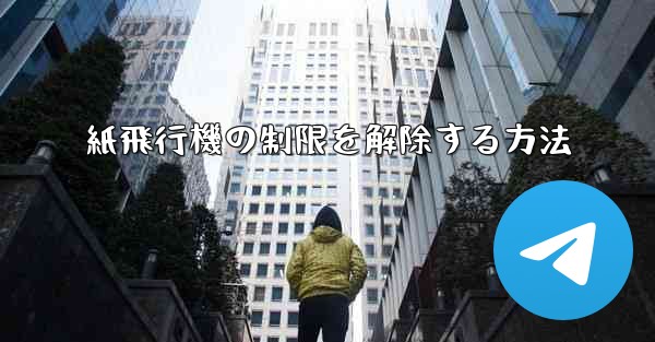 紙飛行機の制限を解除する方法