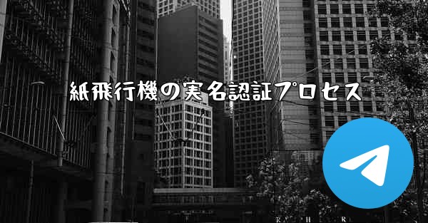 紙飛行機の実名認証プロセス