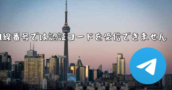 紙飛行機の国内線番号では認証コードを受信できません
