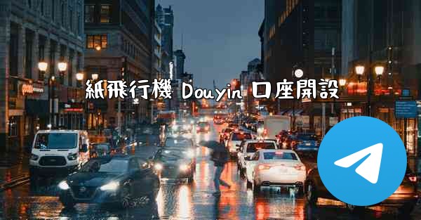 紙飛行機 Douyin 口座開設