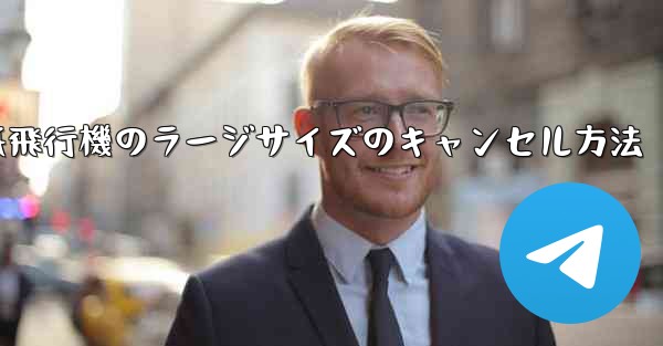 紙飛行機のラージサイズのキャンセル方法