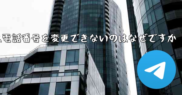 Paper Plane では電話番号を変更できないのはなぜですか