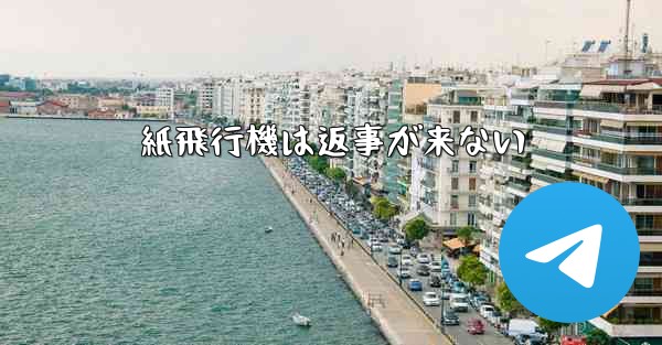 紙飛行機は返事が来ない