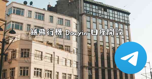 紙飛行機 Douyin 口座開設