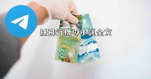 紙飛行機の小説全文