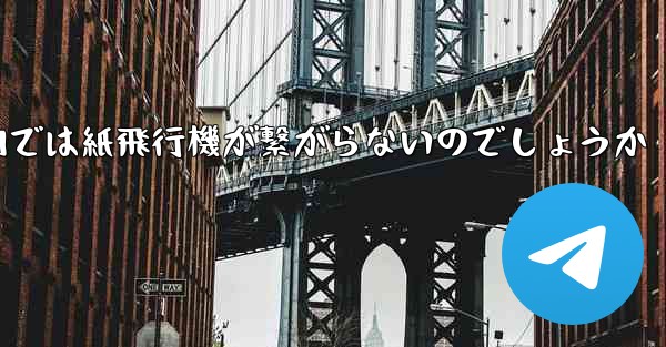 なぜ国内では紙飛行機が繋がらないのでしょうか