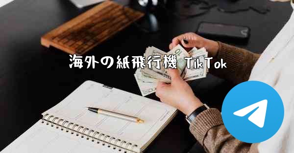 海外の紙飛行機 TikTok