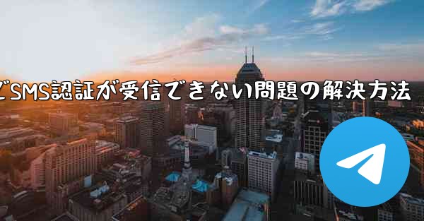 紙飛行機でSMS認証が受信できない問題の解決方法