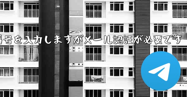 紙飛行機は携帯電話番号を入力しますがメール認証が必要です