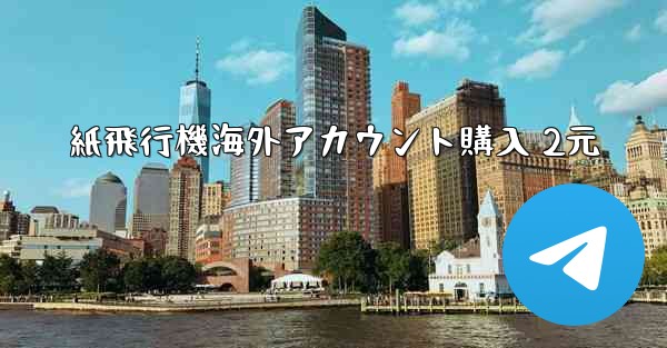 紙飛行機海外アカウント購入 2元