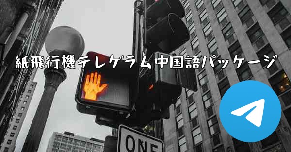 紙飛行機テレゲラム中国語パッケージ