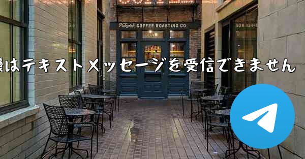 紙飛行機はテキストメッセージを受信できません