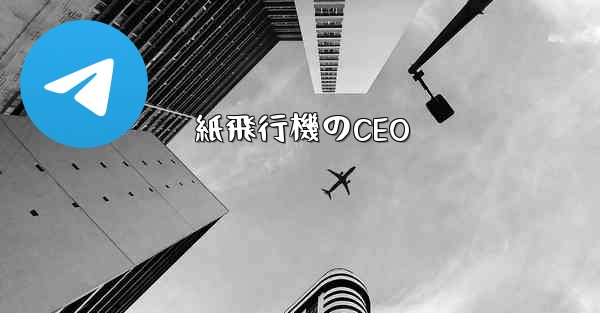 紙飛行機のCEO