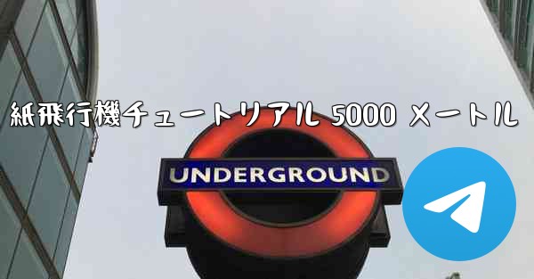 紙飛行機チュートリアル 5000 メートル