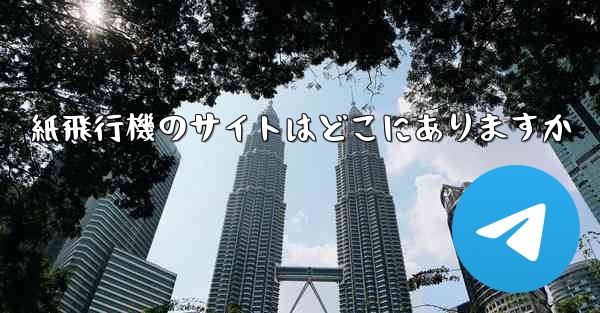 紙飛行機のサイトはどこにありますか