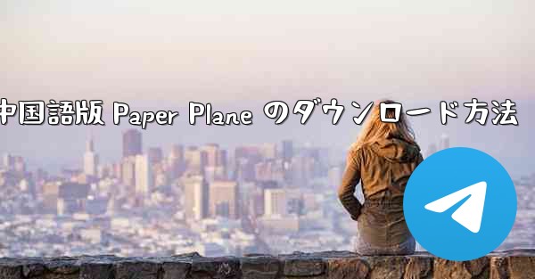 中国語版 Paper Plane のダウンロード方法