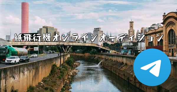 紙飛行機オンラインオーディション