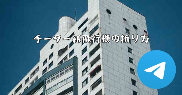 チーター紙飛行機の折り方