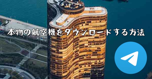 本物の航空機をダウンロードする方法