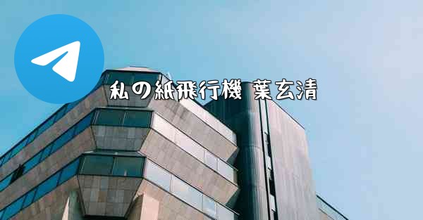 私の紙飛行機 葉玄清