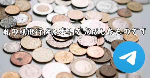 私の紙飛行機は本物で完成したものです