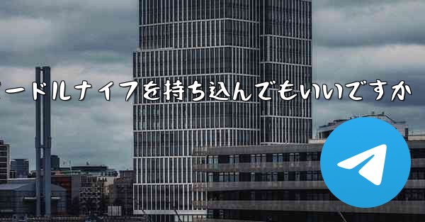 飛行機にヌードルナイフを持ち込んでもいいですか
