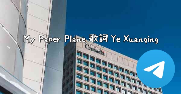My Paper Plane 歌詞 Ye Xuanqing