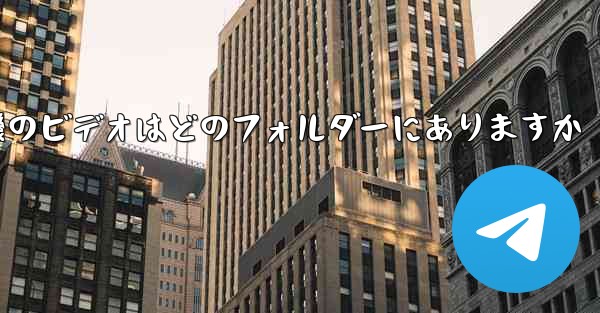 紙飛行機のビデオはどのフォルダーにありますか