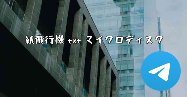 紙飛行機 txt マイクロディスク