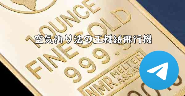 空気折り法の王様紙飛行機